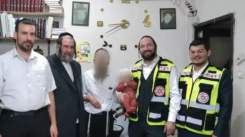 כונני הצלה פגשו את התינוק שבצעו עליו החייאה