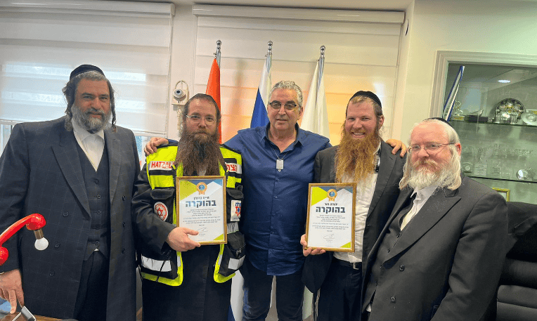 תעודה מראש העיר רעננה