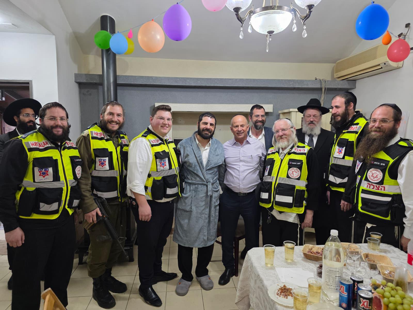 מתנדבי הצלה פגשו את הניצול מהפיגוע בעפולה