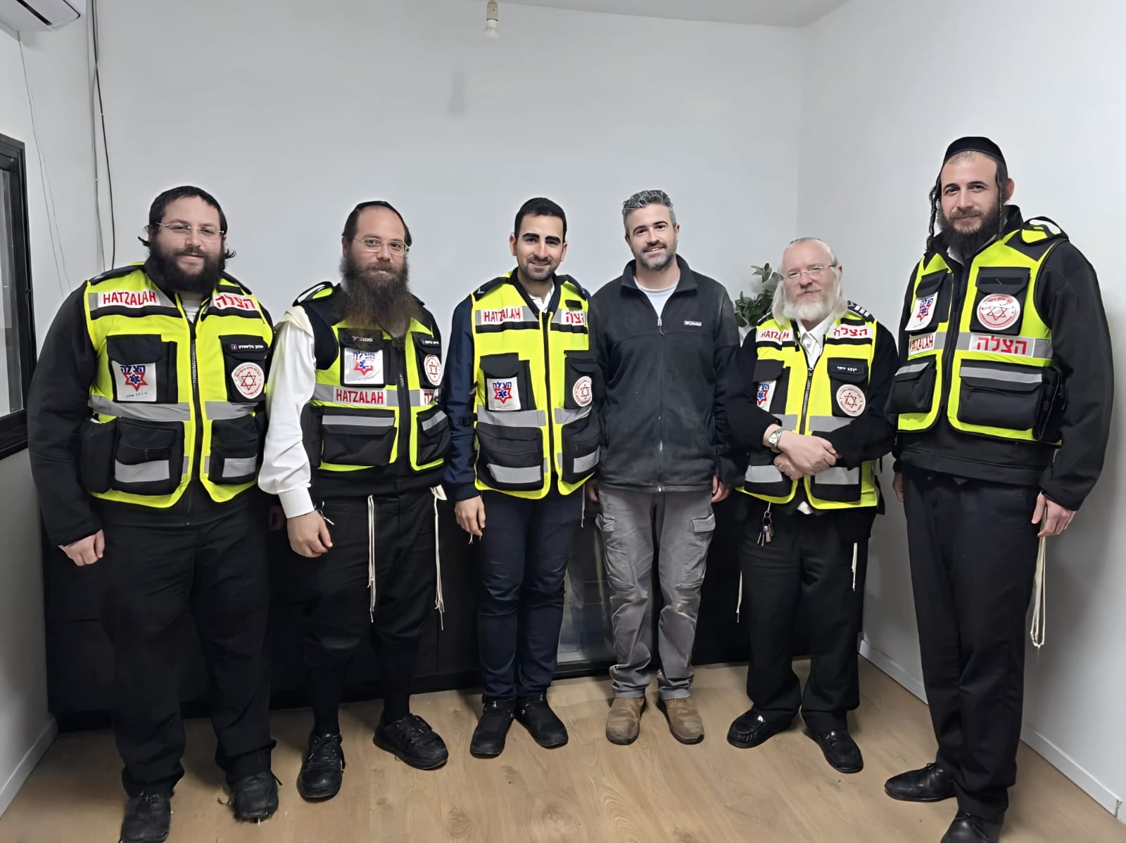 מתנדבי הצלה פגשו את האיש שהצילו