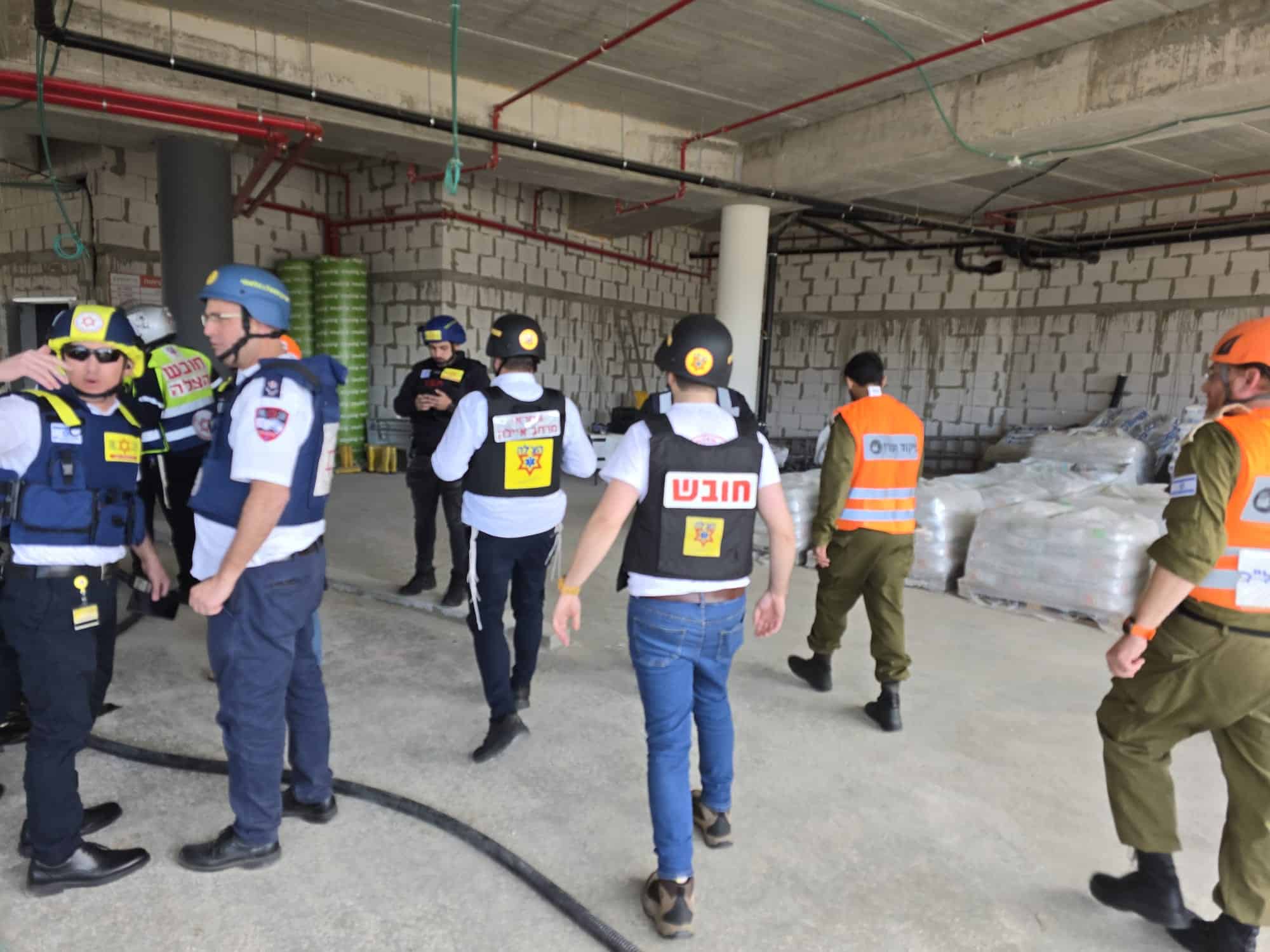 נפילות רסיסים בגוש דן