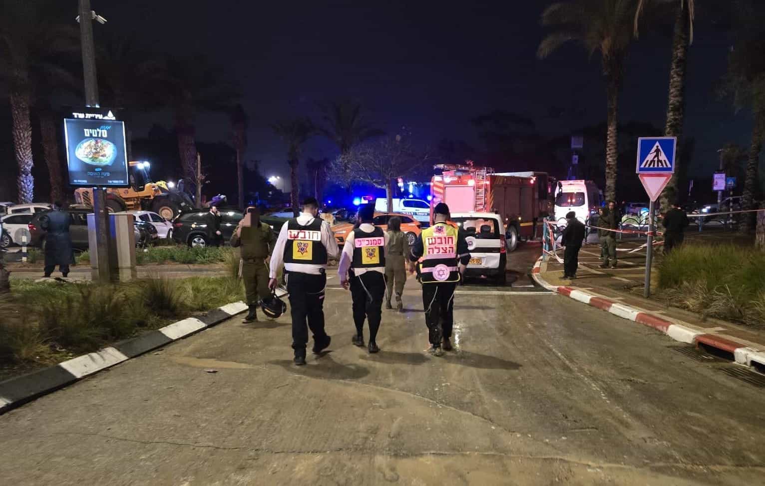 הזירה הקשה בעיר ערד, 88 נפגעים פונו לבתי החולים