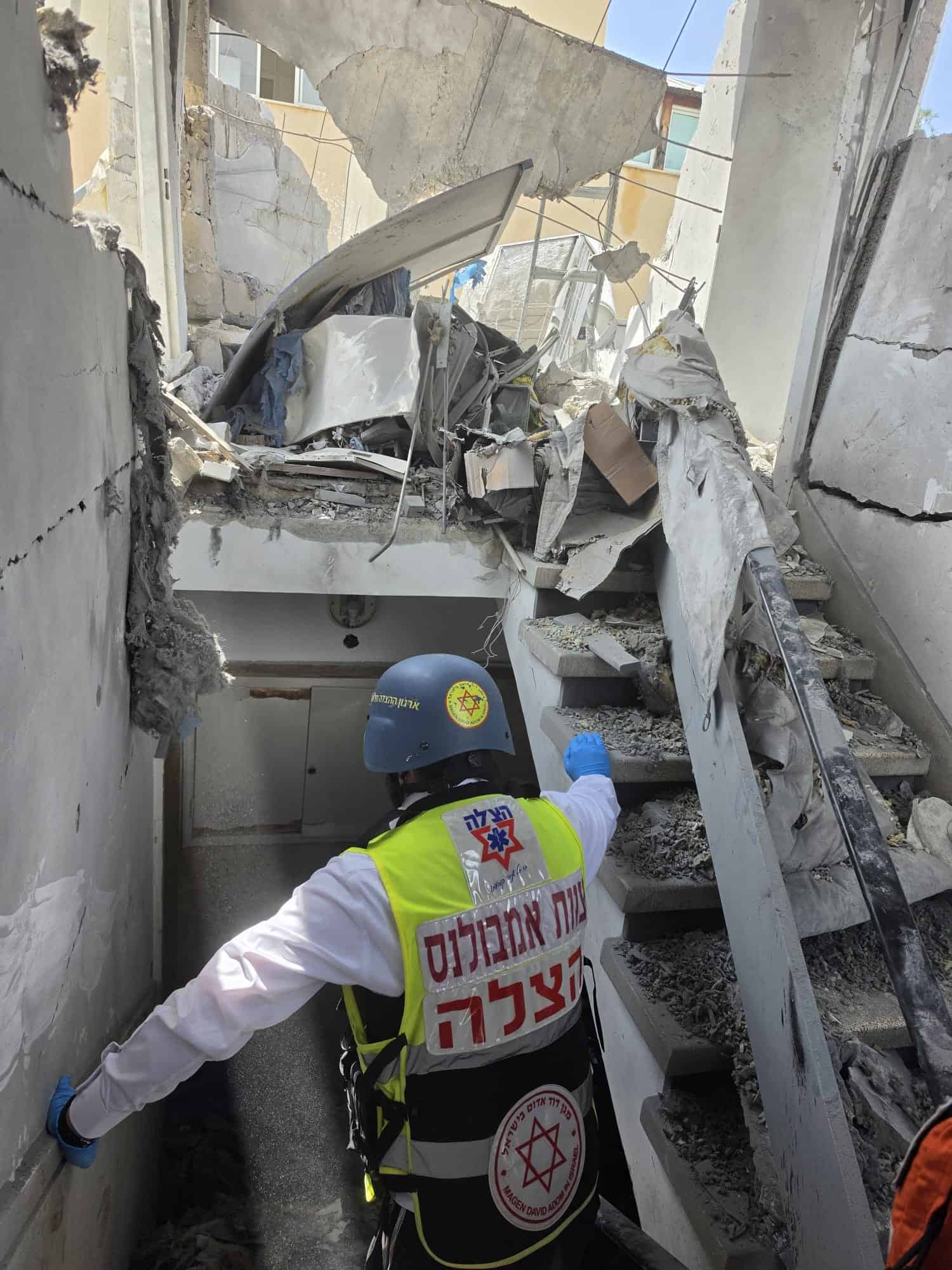 זירת הנפילה בתל אביב