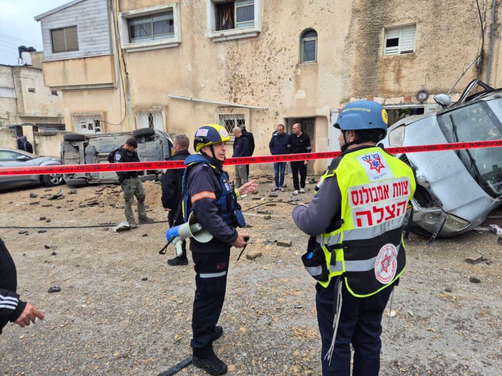 בהמשך לפגיעות במרכז הארץ, עד כה טופלו 6 נפגעים במצב קל