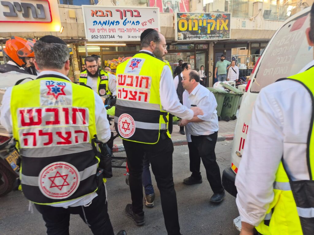 בני ברק: ילד הולך רגל פונה במצב קשה לאחר תאונת דרכים