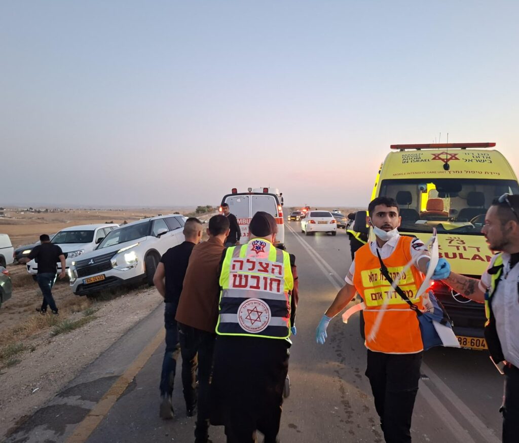 כביש 316: צעיר נהרג ושלושה נפגעים פונו במצב קשה ובינוני לאחר תאונת דרכים