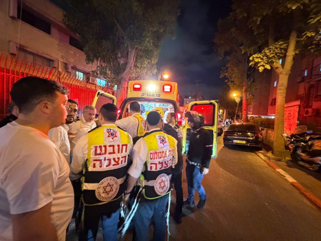 בני ברק: צעיר פונה במצב בינוני לאחר שנפגע באירוע אלימות