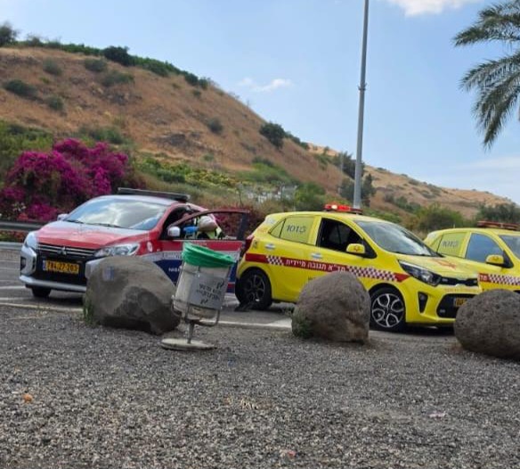 חוף שקמים: רוכב אופנוע ים פונה במצב בינוני לאחר תאונה בין שני אופנועי ים