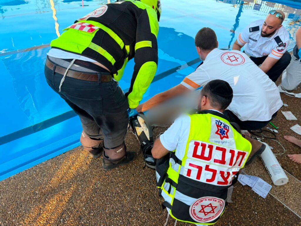 כפר דניאל: נערה בת 13 פונתה במצב קשה לאחר טביעה