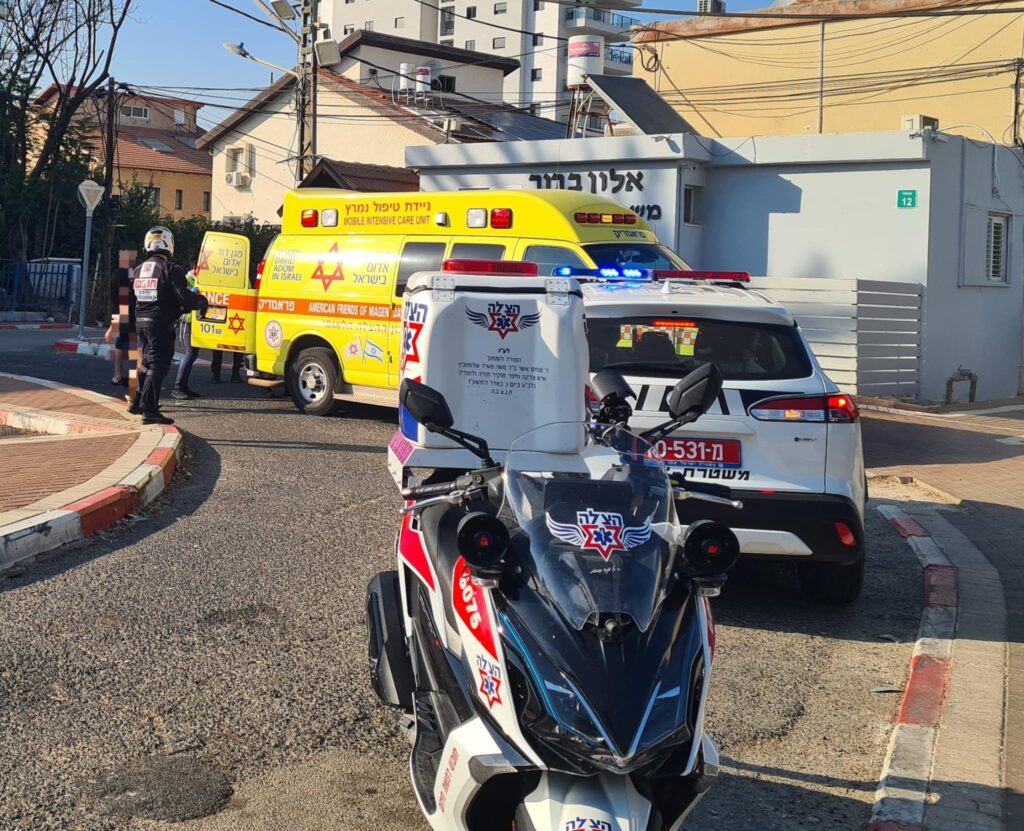 עפולה: גבר פונה במצב בינוני לאחר אירוע אלימות