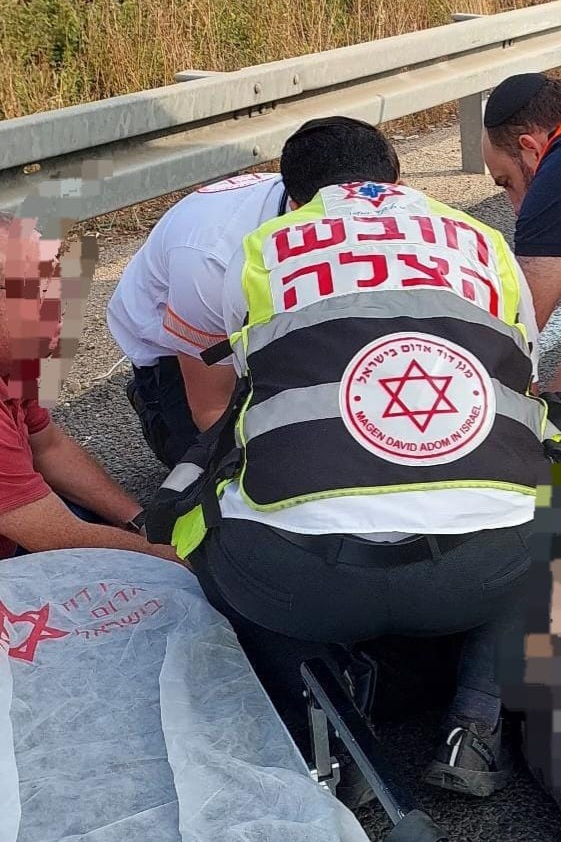 מחלף אתא צפון: רוכב אופנוע פונה במצב קשה לאחר תאונת דרכים