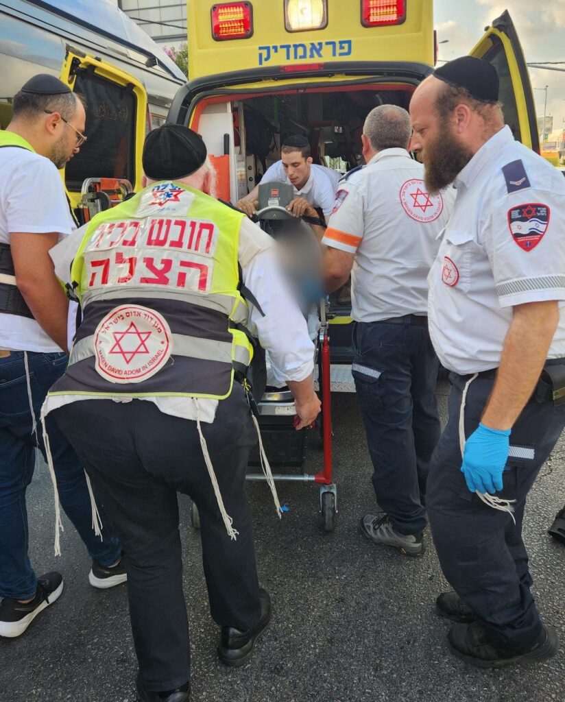 בני ברק: גבר פונה עם דופק בתום פעולות החייאה לאחר שהתמוטט במהלך נהיגה
