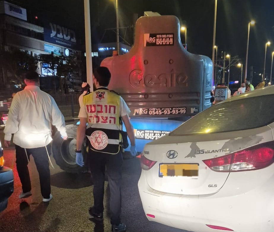 מחלף גהה: פועל פונה במצב קשה לאחר שנפל מגובה רב