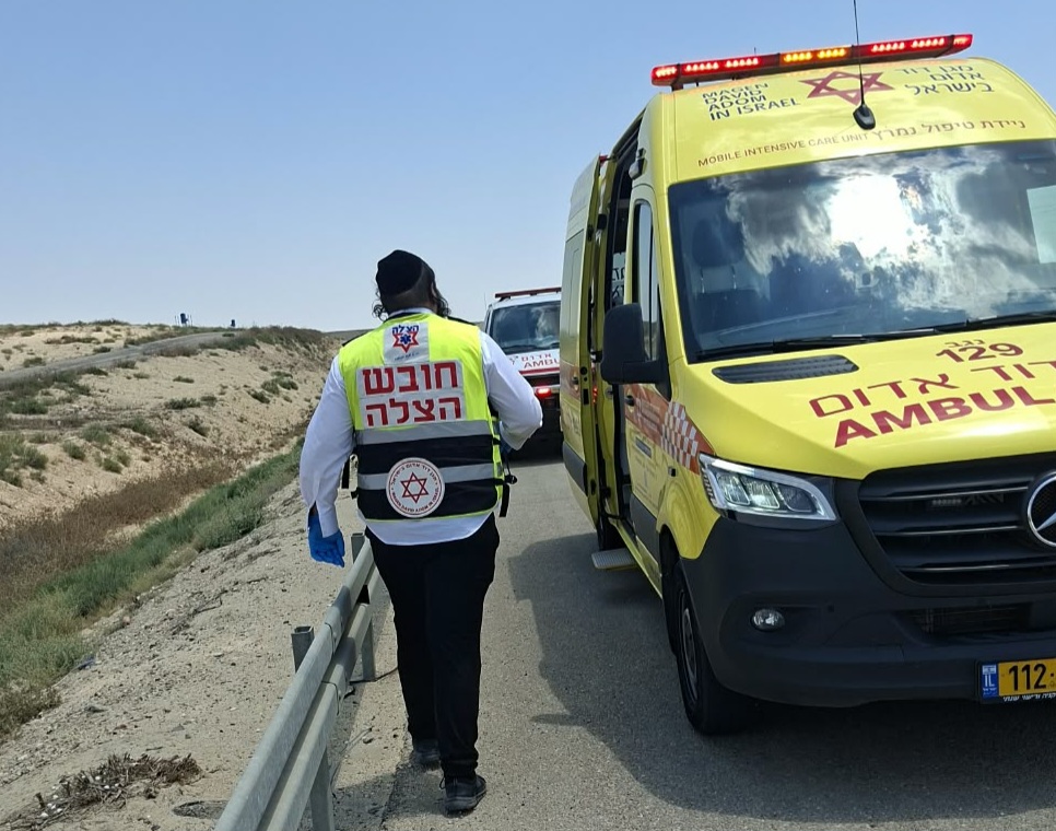 ערד: גבר בן 58 פונה בהכרה מלאה בתום פעולות החייאה