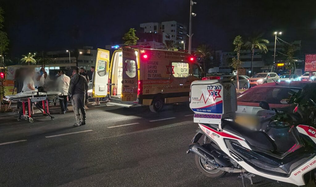 עפולה: נערה הולכת רגל פונתה במצב בינוני לאחר שנפגעה מרכב